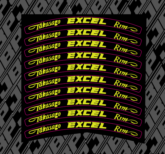 Excel Wheel Stickers